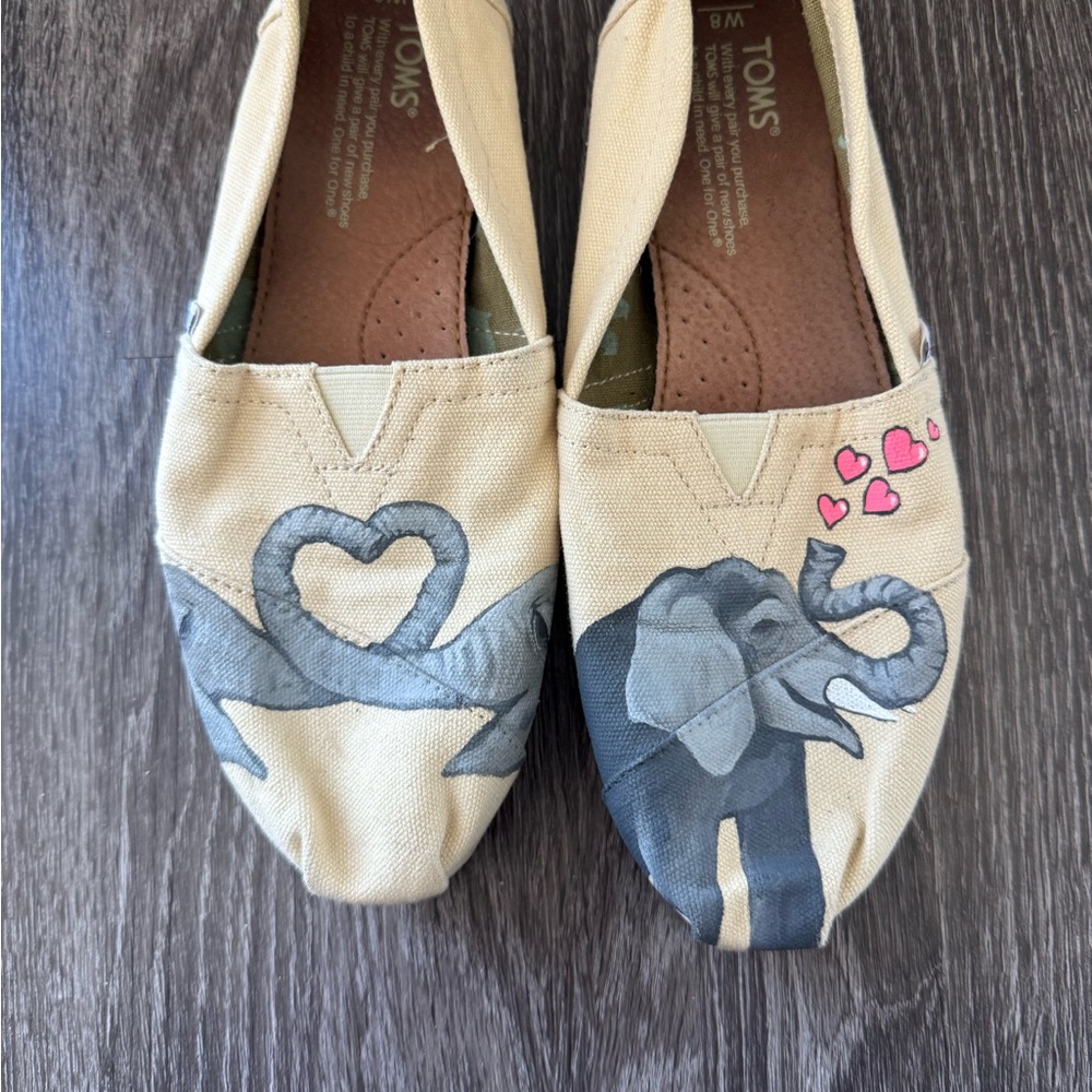 TOMS Custom painted shoes